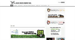 Desktop Screenshot of duckcreekenergy.com